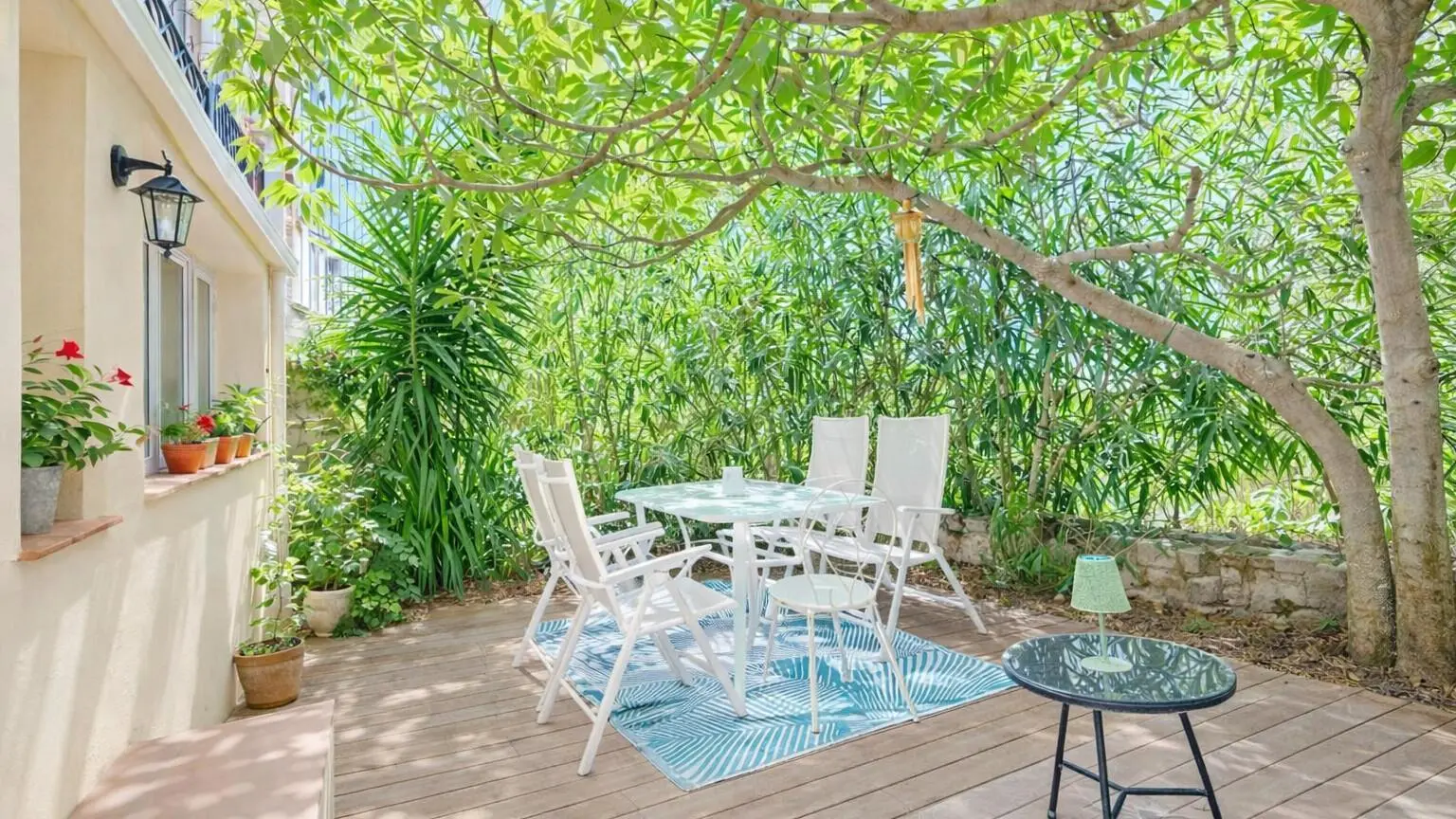 Gîte le Figuier de St Cé- Jardin/Terrasse -Gîtes de France Alpes-Maritimes