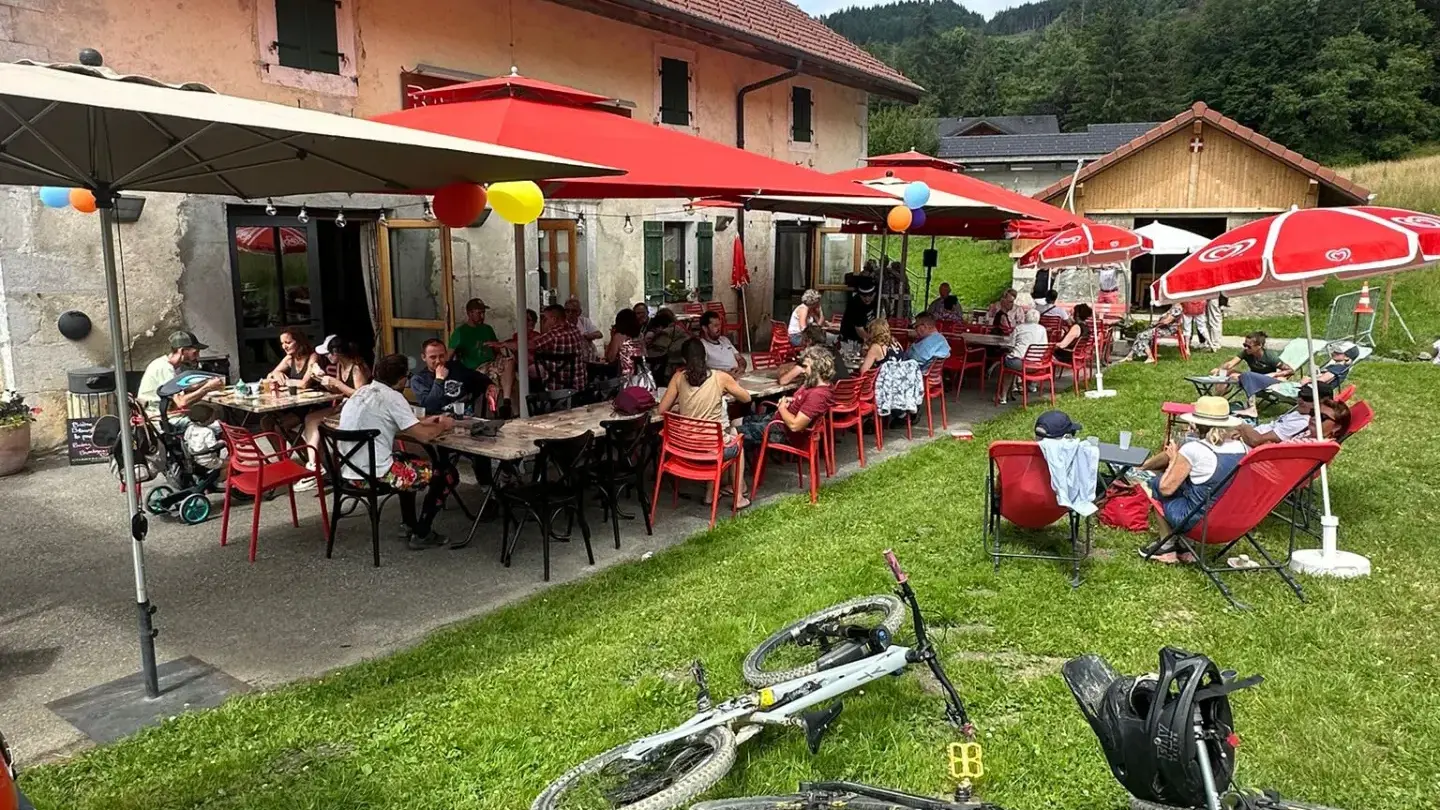 terrasse en été
