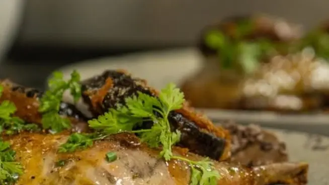 poulet et accompagnement