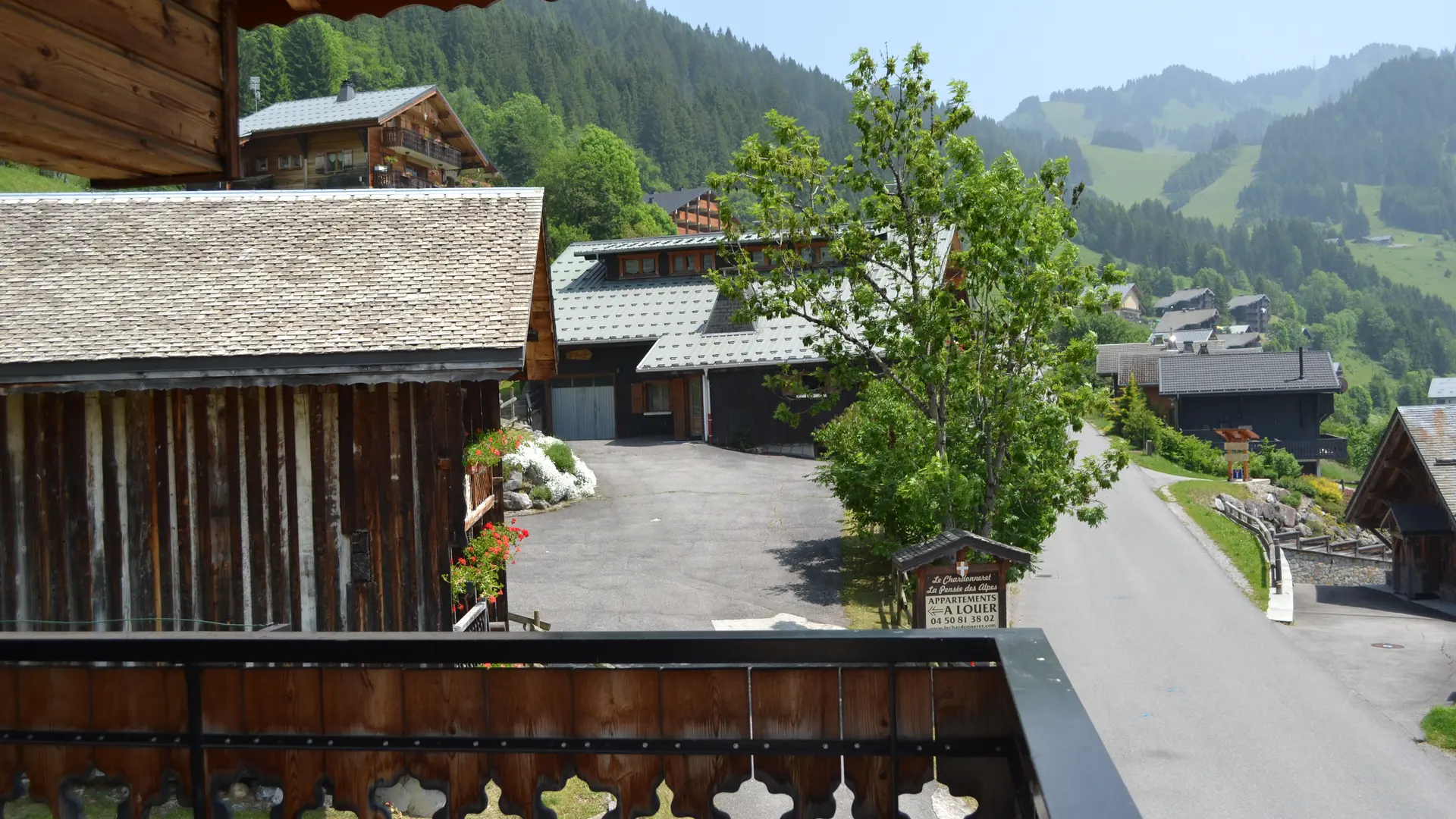 Vue depuis le balcon