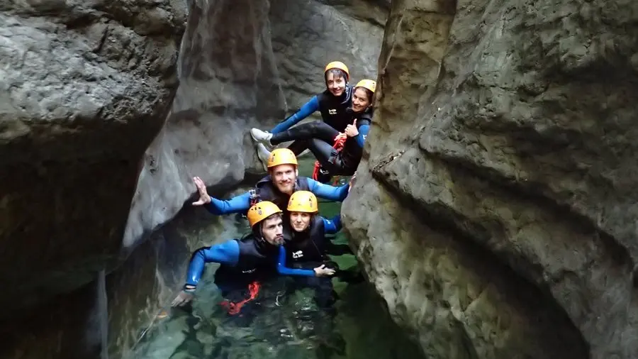 Canyoning à Coiserette à 30 minutes d'Oyonnax