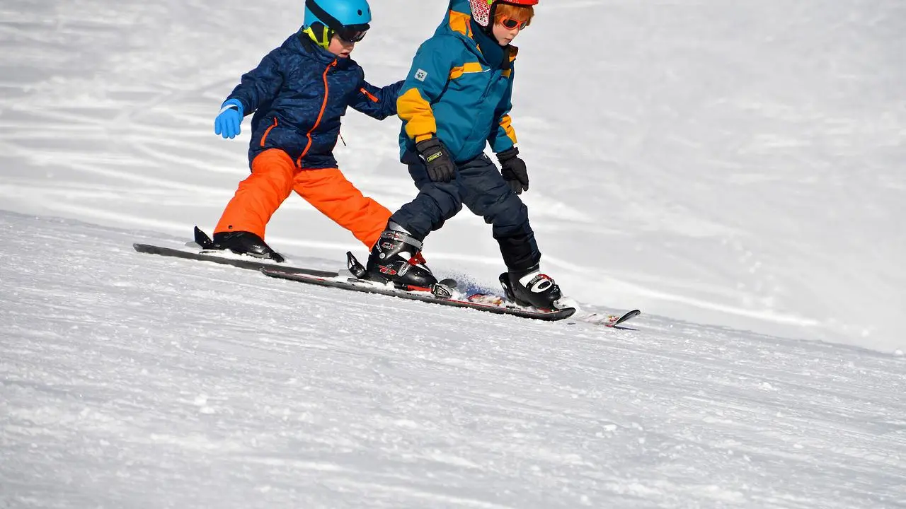 Beille skieurs enfants débutants