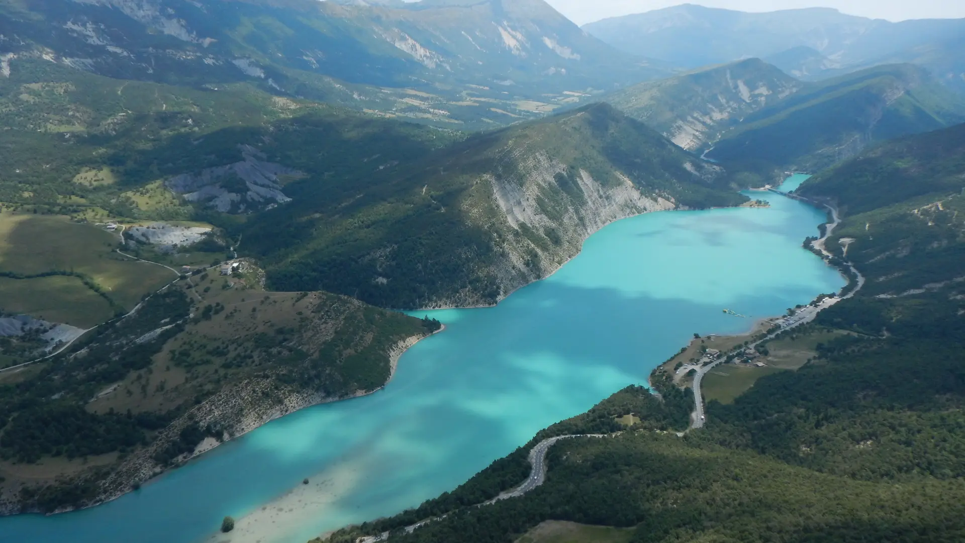 site de parapente, Chalvet, lac de Castillon, St-André les Alpes