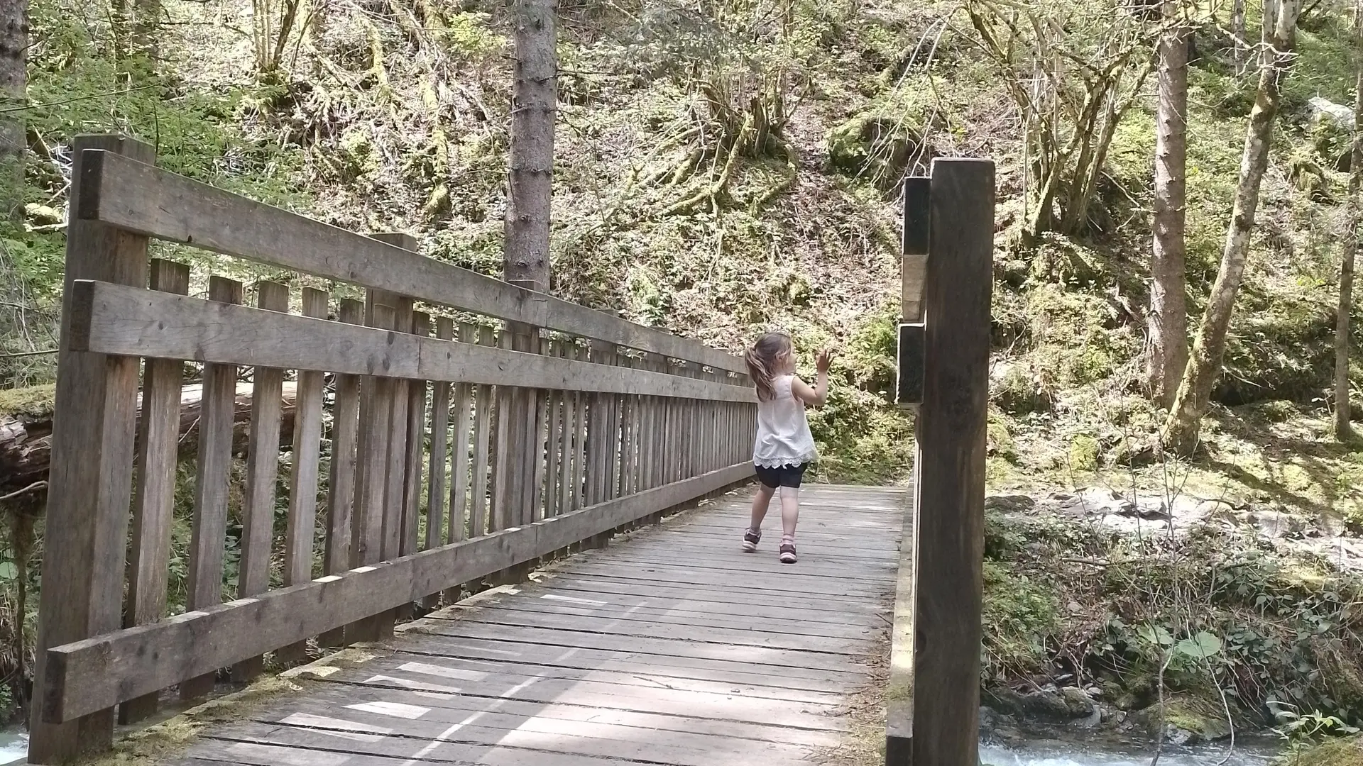 Passerelle au dessus du Breda