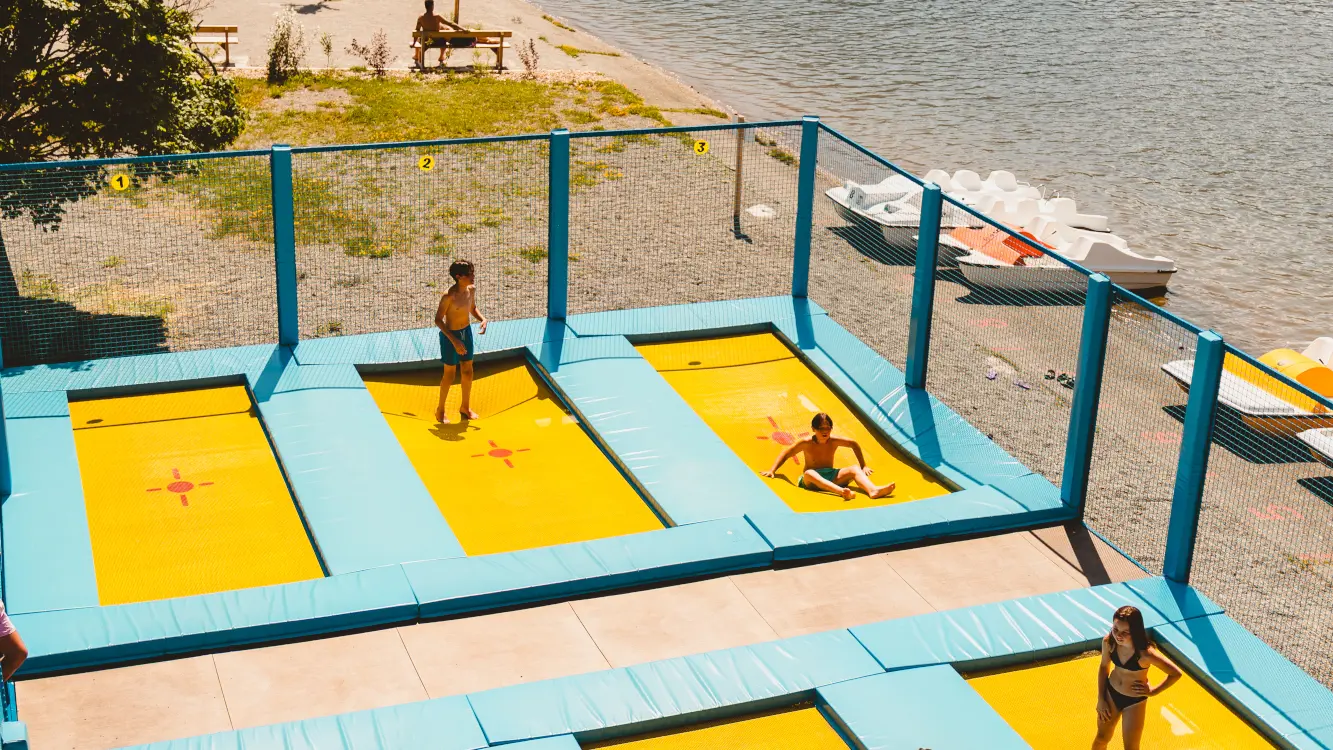 Parc Aquagliss, Plan d'eau du Champsaur