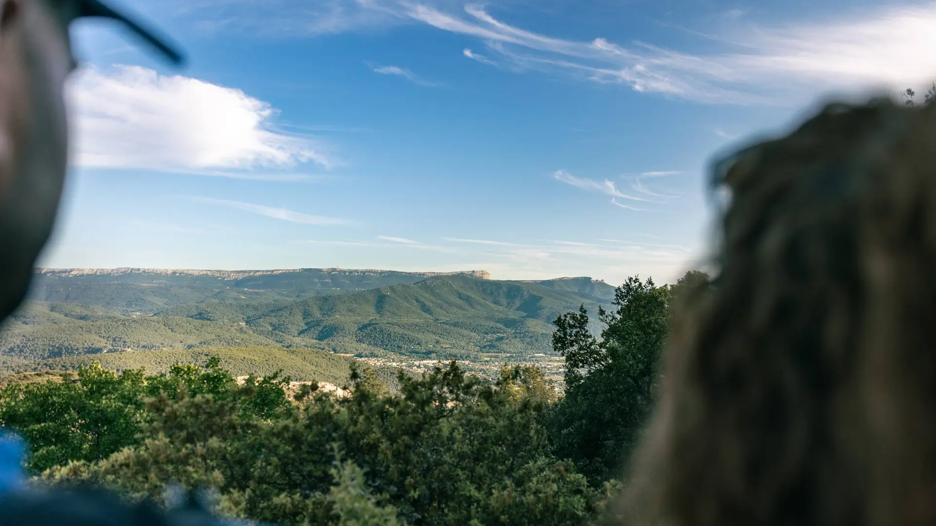 Vue sur la Sainte-Baume depuis l'Ermitage
