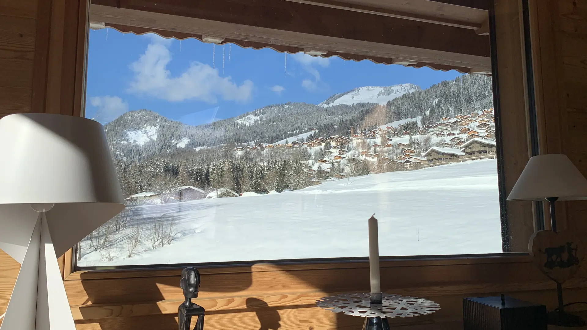 Vue du chalet