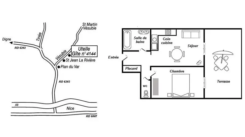 Gîte Le Brec d'Utelle-Le plan-Utelle-Gîtes de France des Alpes-Maritimes