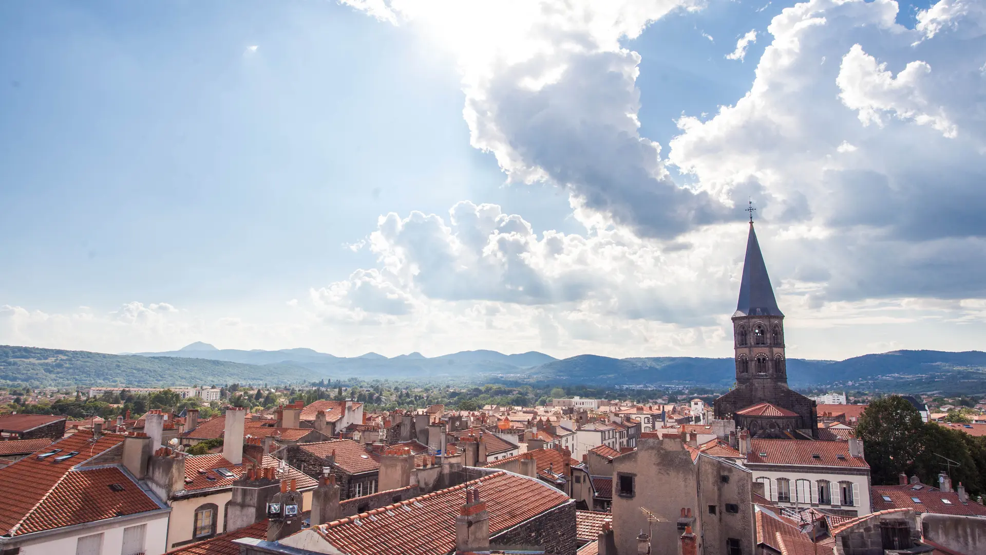 Vue depuis la tour de l'horloge