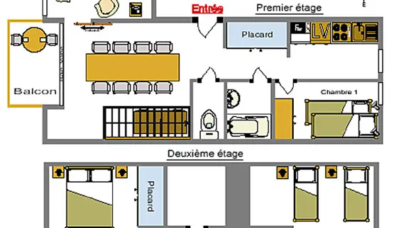 appartement 6 personnes - le Cheynet