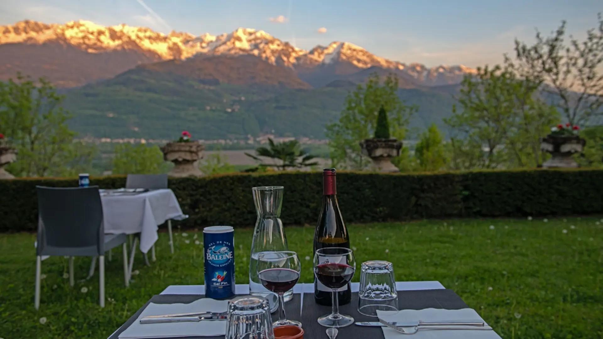 Terrasse vue Belledonne