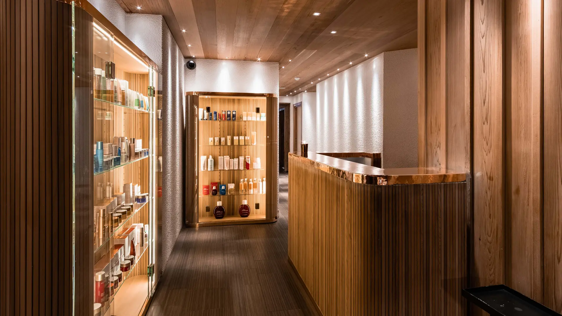 Entrée du Spa_Spa By Clarins - Hôtel Le Blizzard