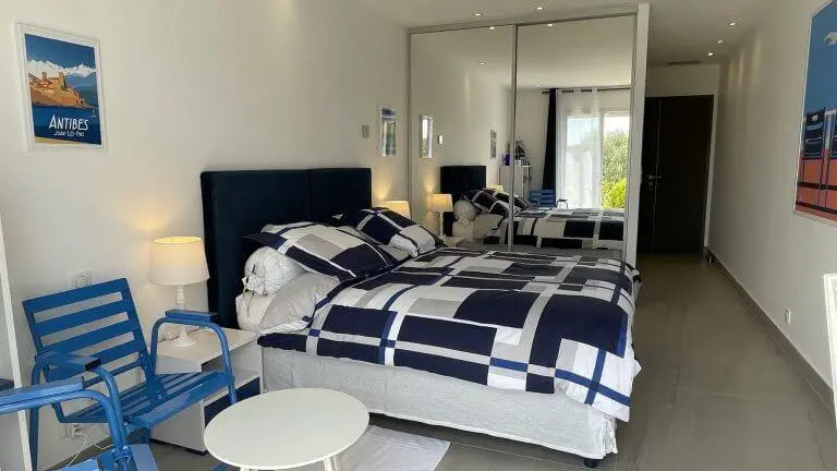 Maison SmartAzur-Chambre Bleue Azur-Chambres d'Hôtes-VENCE-Gîtes de France Alpes-Maritimes