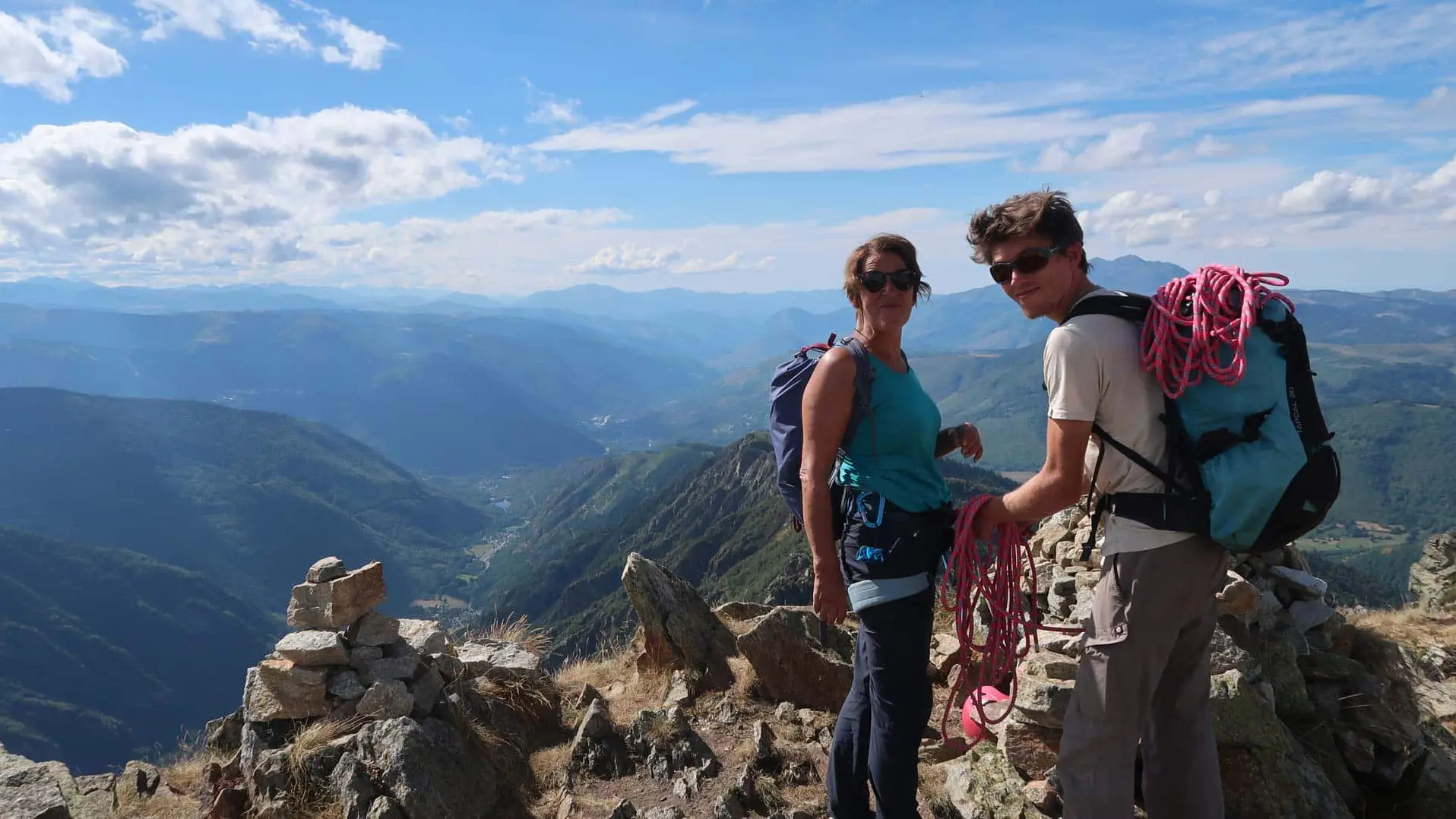 Au sommet de la Dent d'Orlu