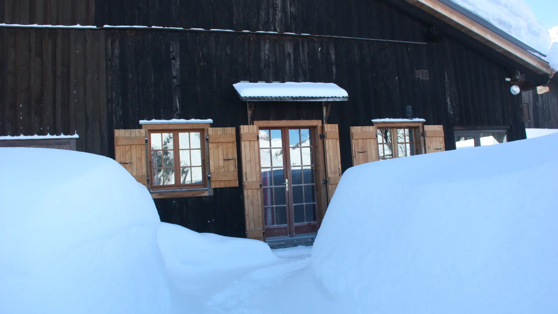 Vue extérieure en hiver