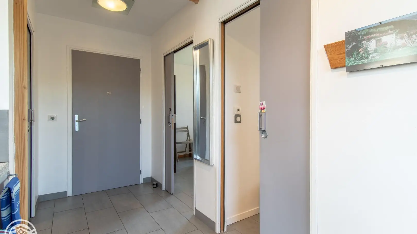 Accès chambres et pièces d'eau