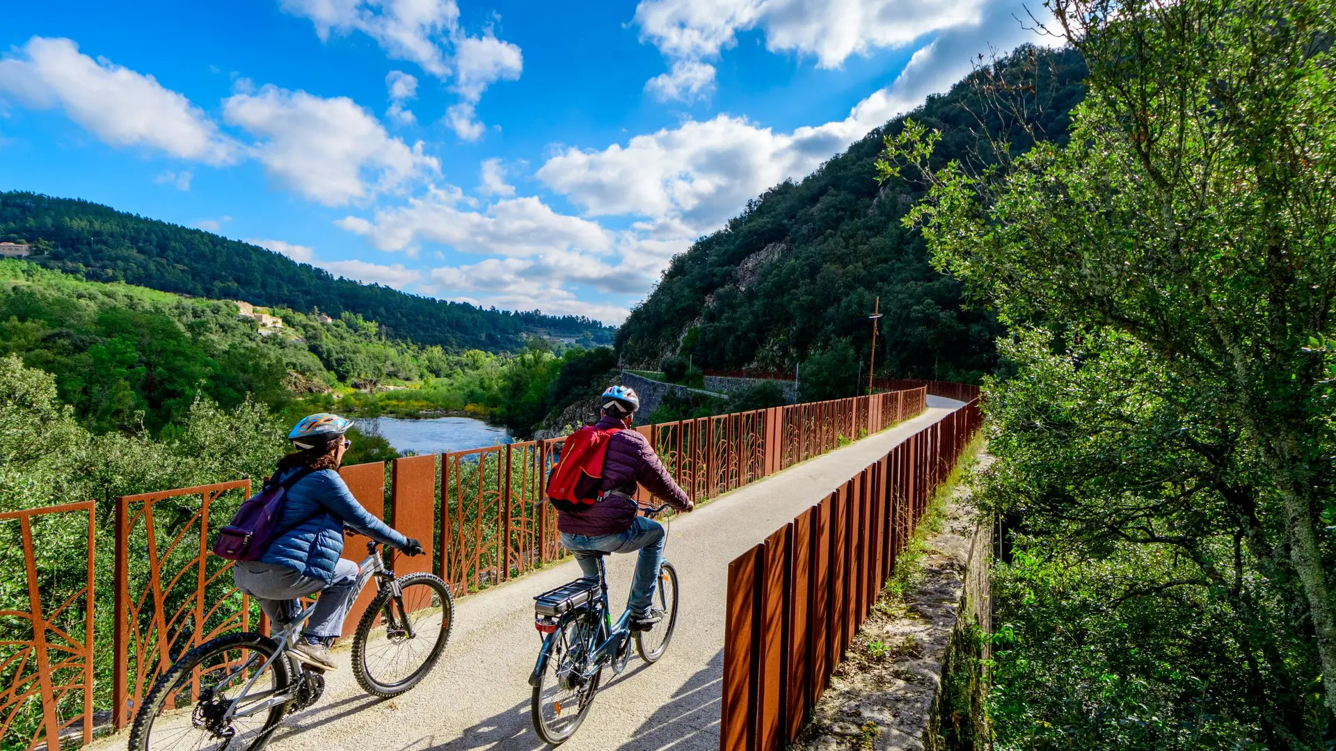 la Dolce Via à Saint-Fortunat-sur-Eyrieux
