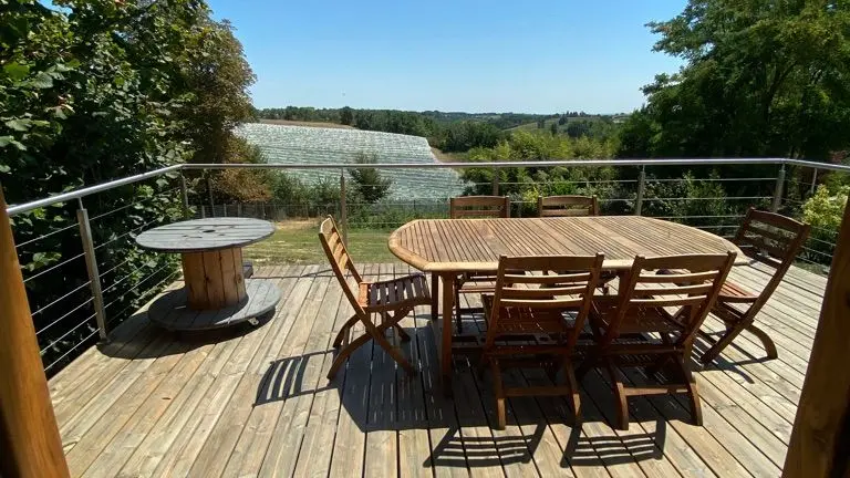 pour prendre un bol d'air ou un repas en famille ...