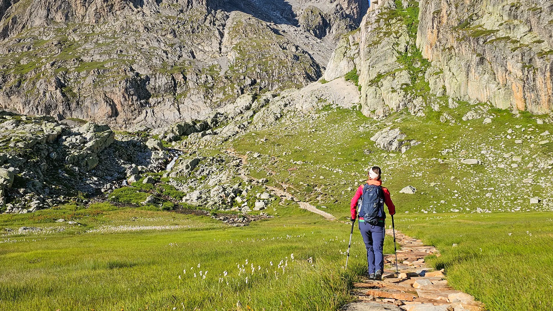 Chemin du lac de la Clarée