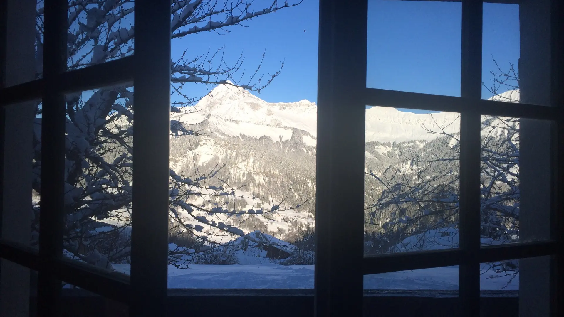Vue du balcon premier étage