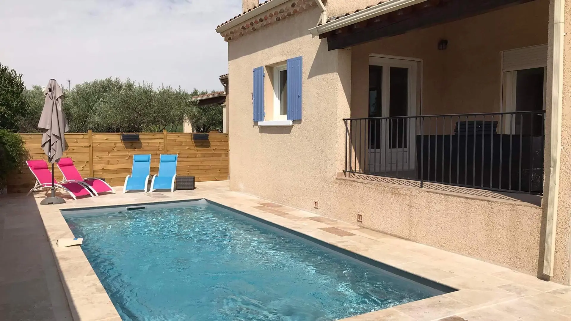 Le Clos de la Cerise Villa Gilbert - la piscine