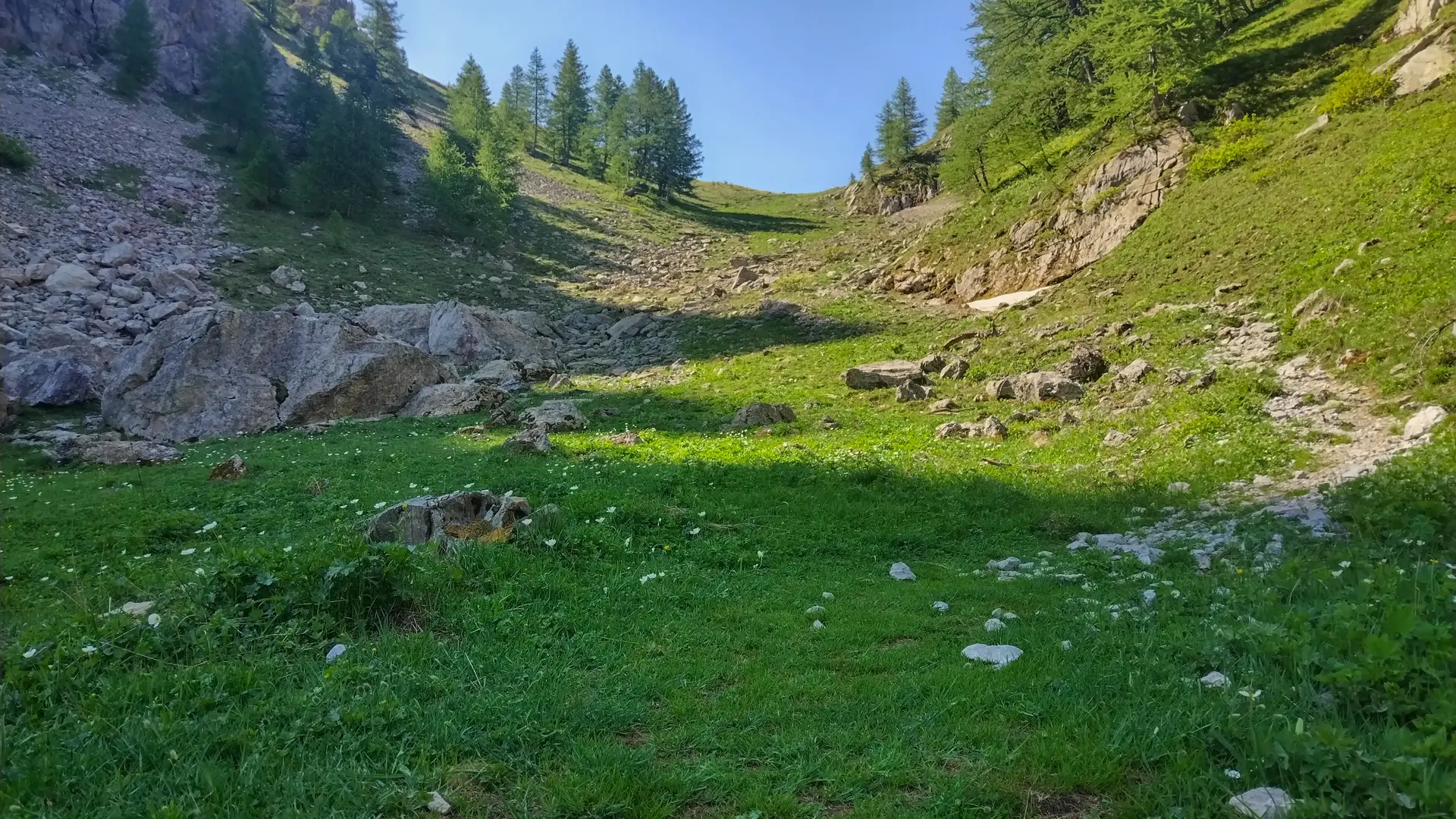 Derniers mètres avant le col de la Trancoulette