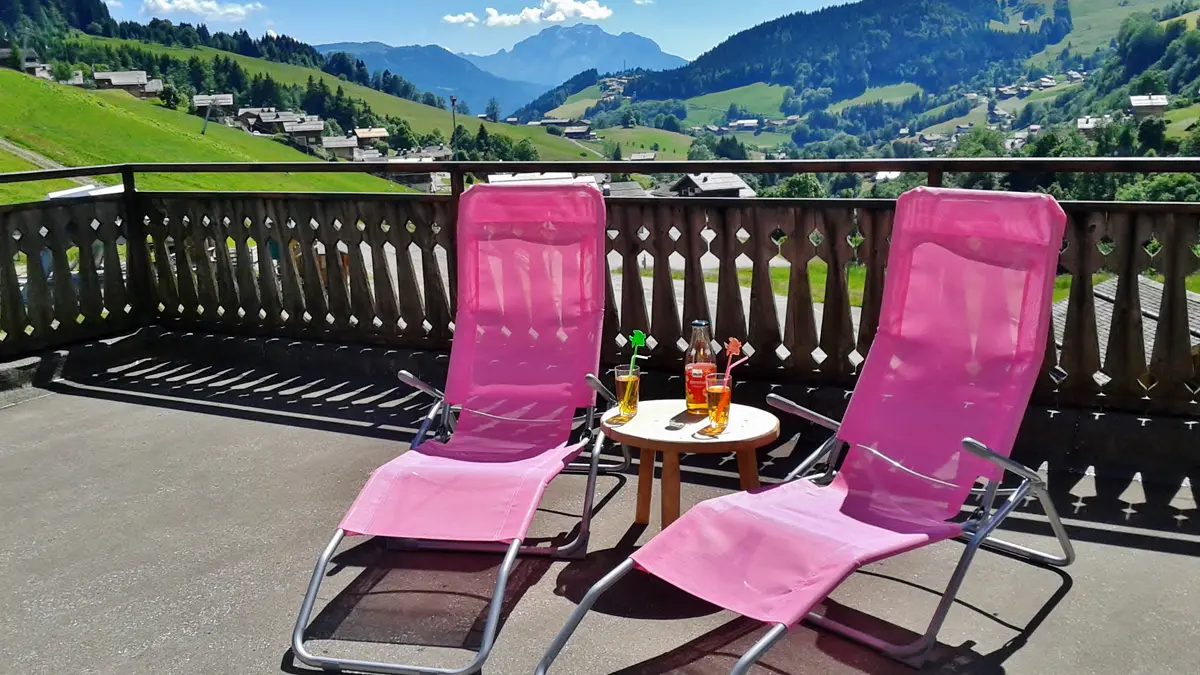 Terrasse été/Summer terrace - Le Ray'Charl - Le Grand-Bornand