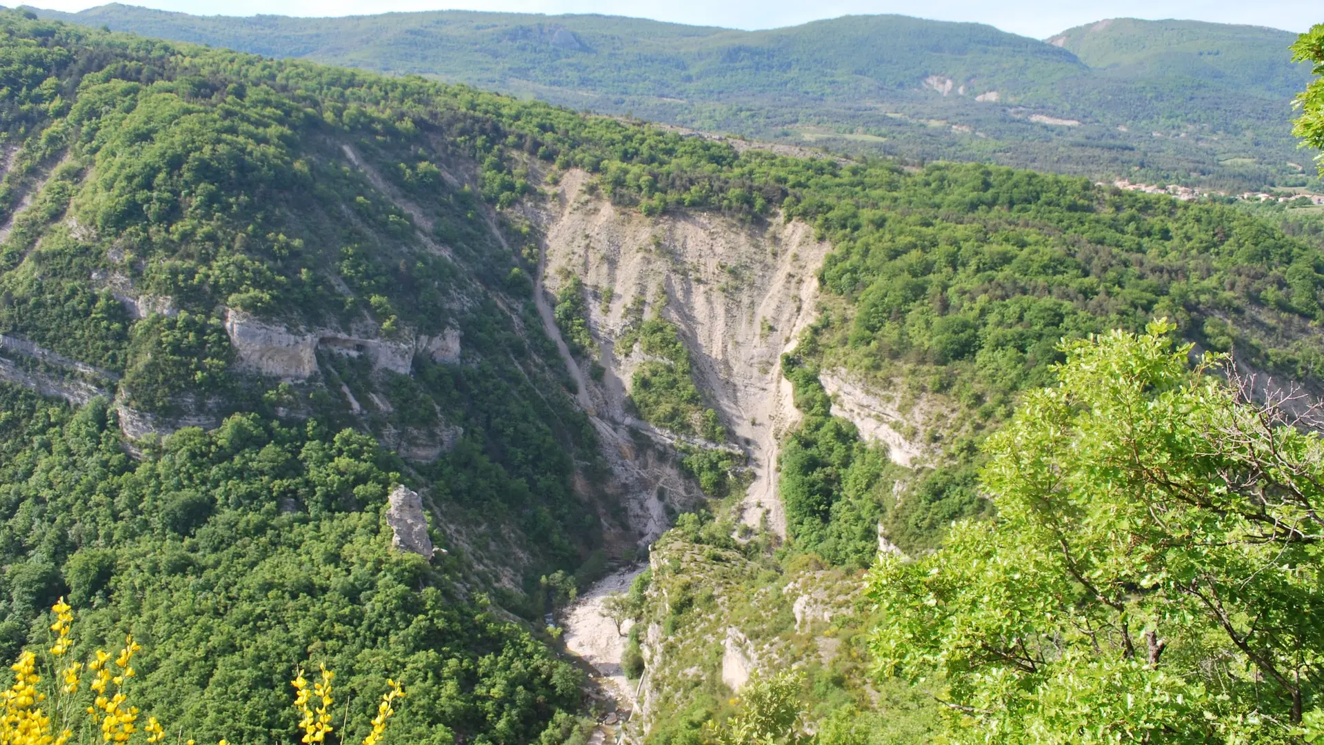 Panorama sur les Gorges de la Méouge