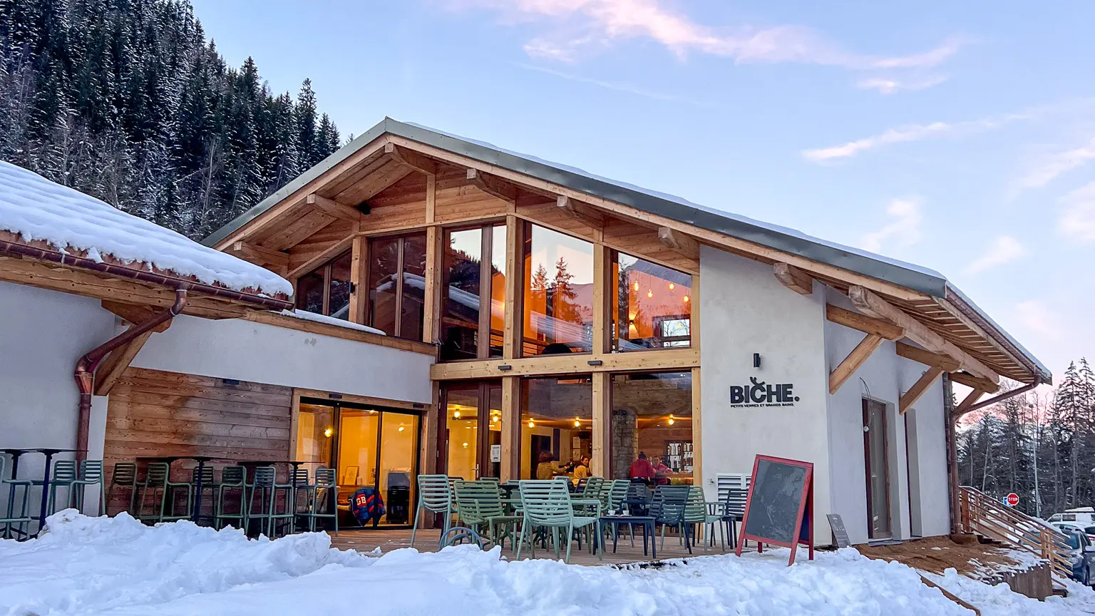 Un tout nouvel établissement aux Contamines Montjoie - Restaurant Biche aux Contamines Montjoie