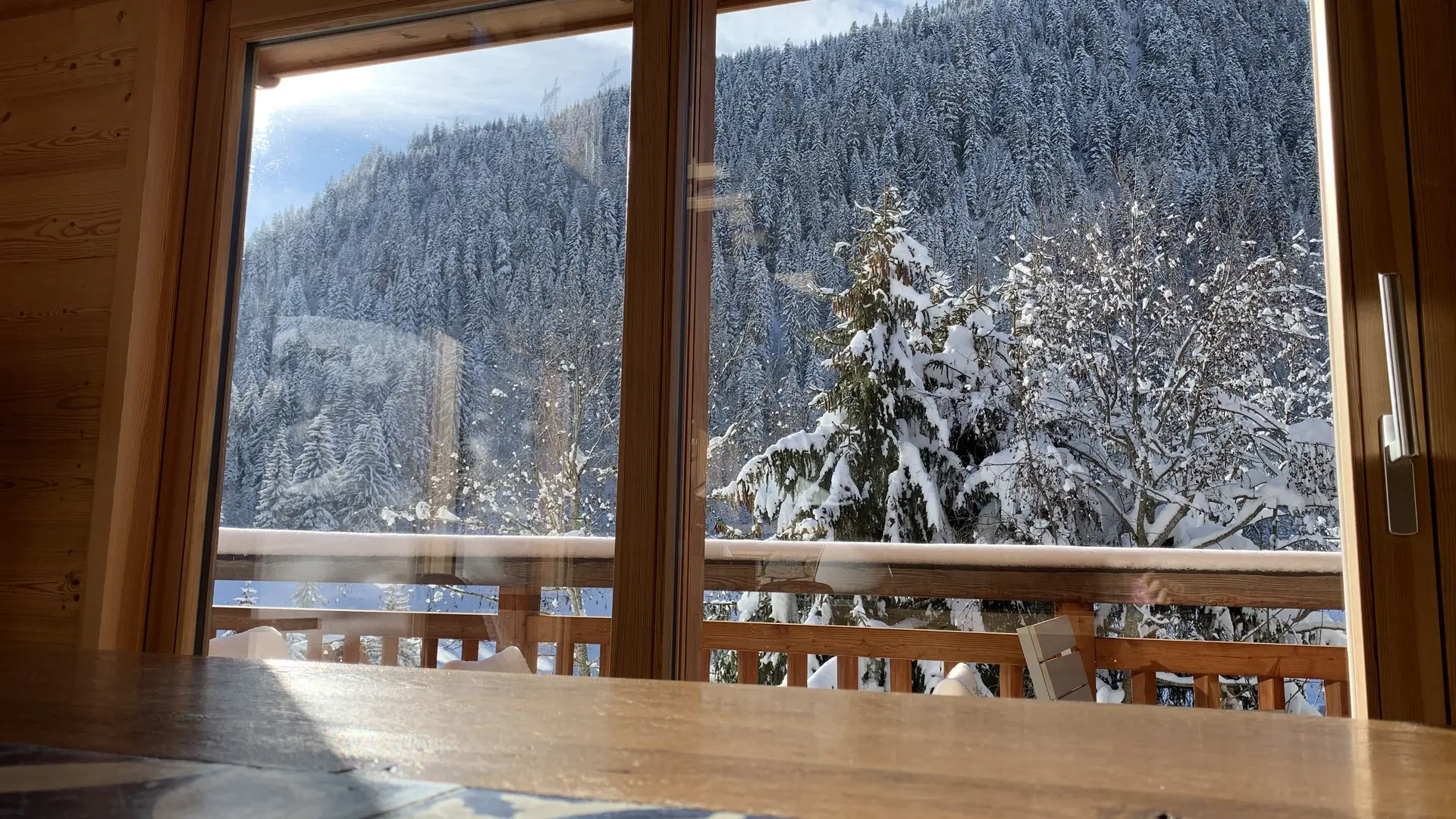 Vue du chalet