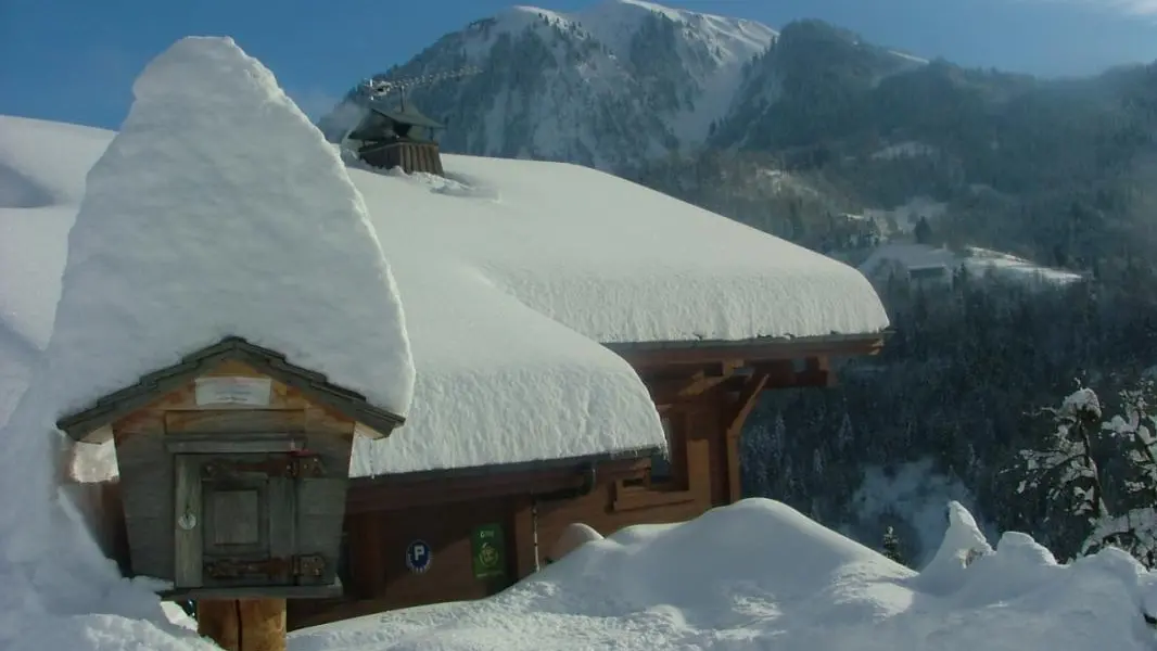De belles chutes de neige début décembre 2012...