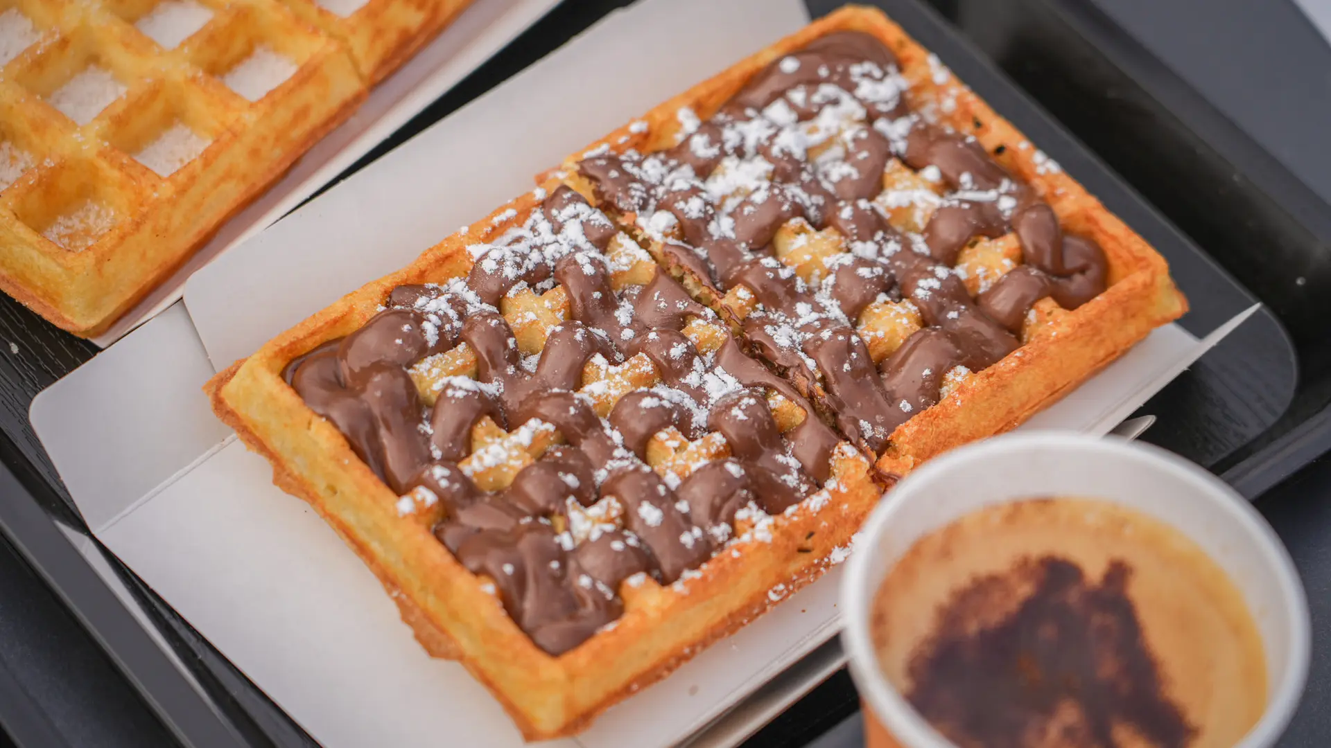 gaufre au chocolat