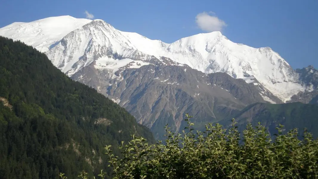 Vue Mont-Blanc du balcon sud