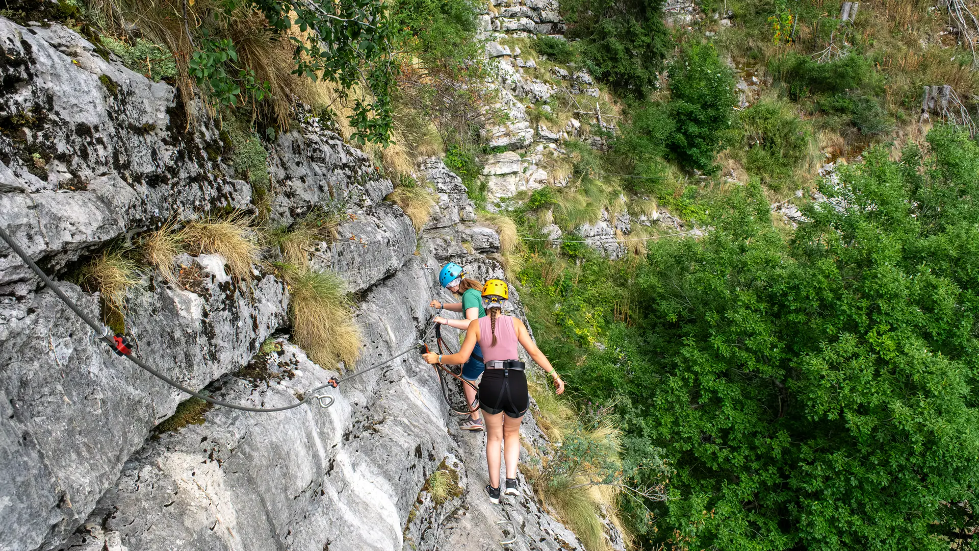 2 filles sur le parcours