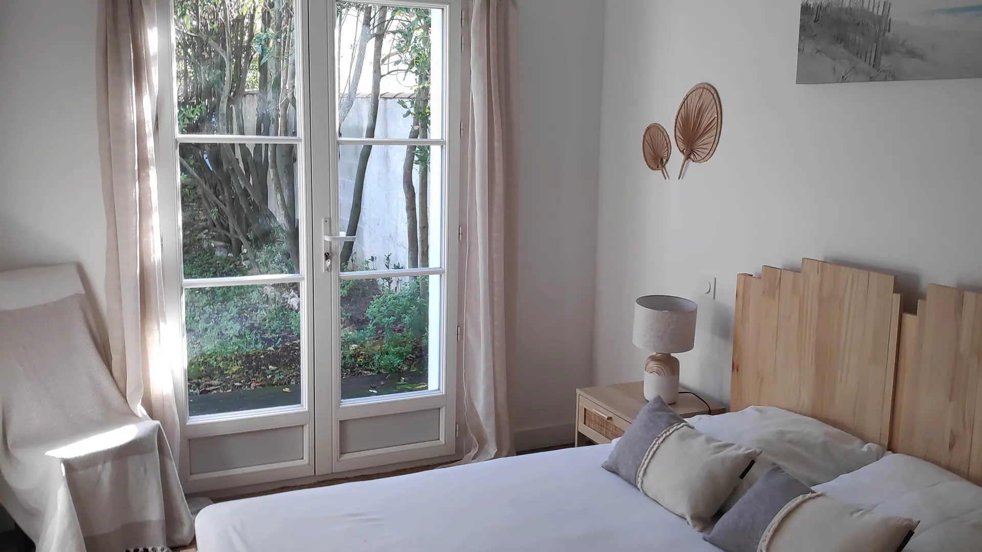 Schlafzimmer 1 mit Doppelbett