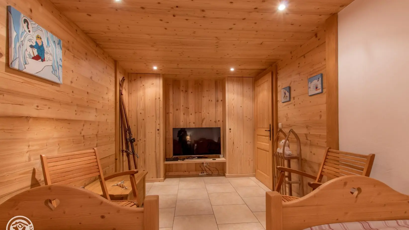 Chambre 6 deux lits simples