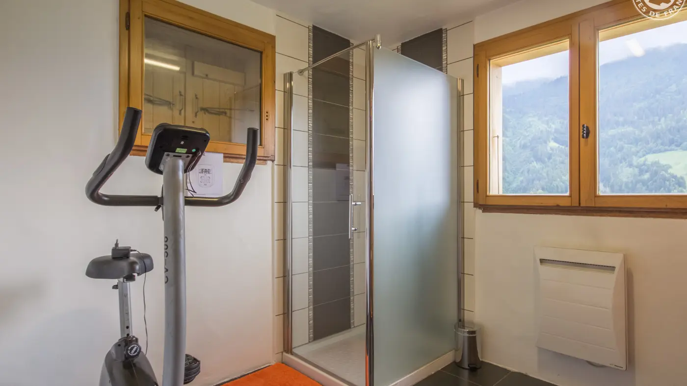 Espace sauna fitness