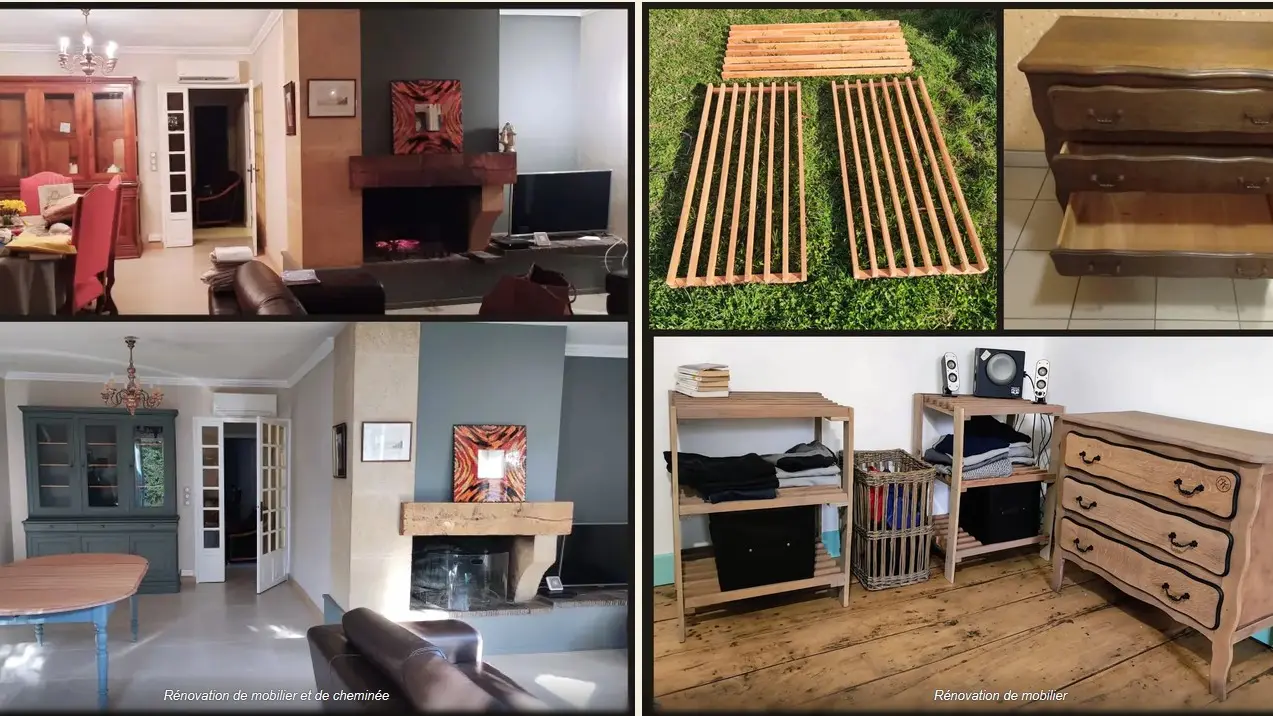 Mobilier et objets recyclés