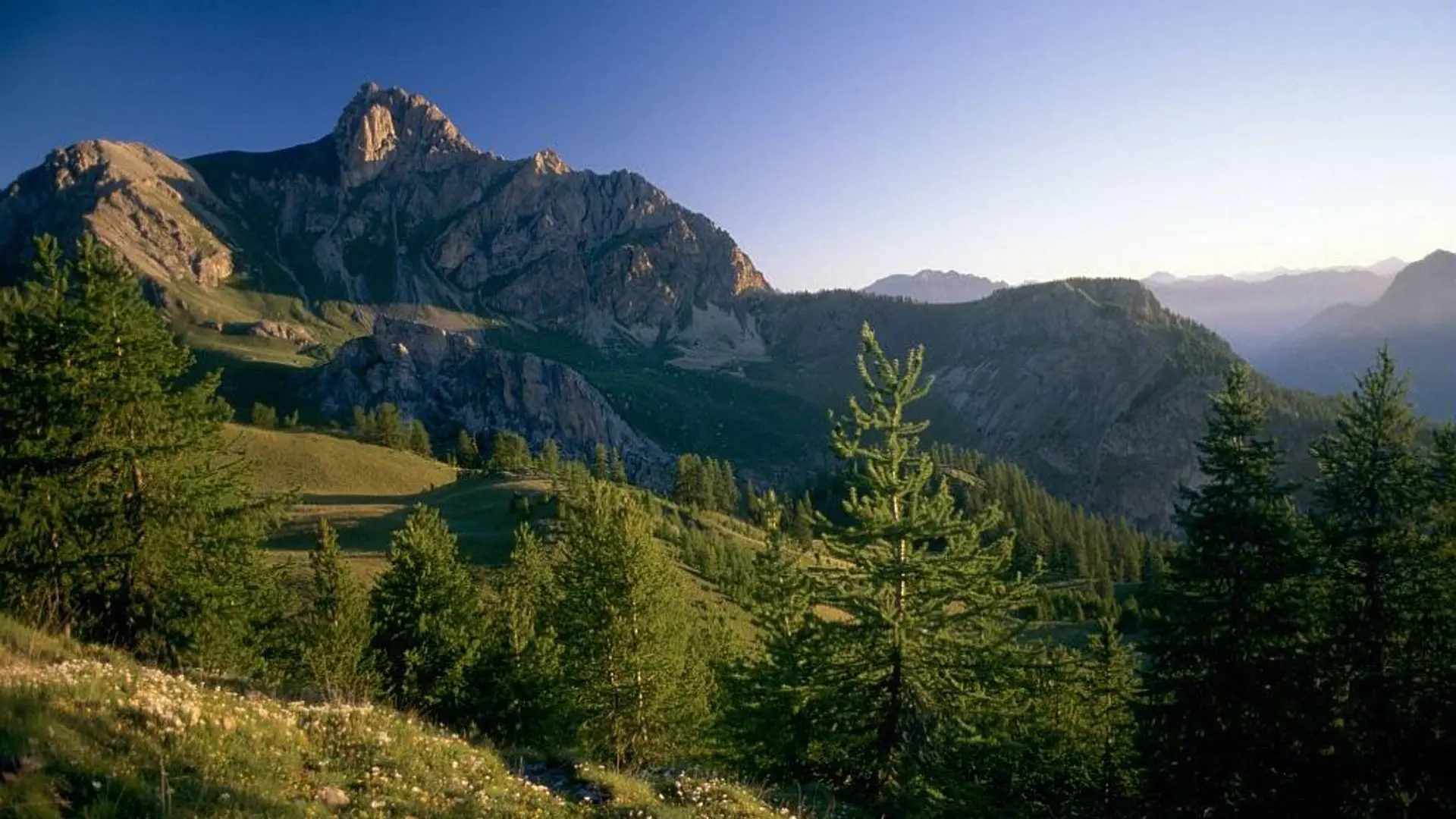 La tête de Gaulent vue depuis les abords de la crête de la Selle