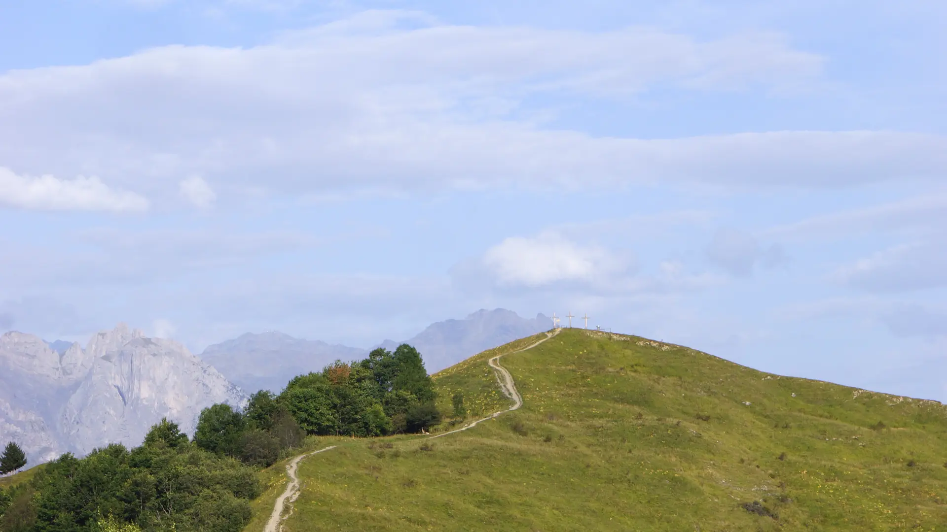 chemin vers les 3 croix