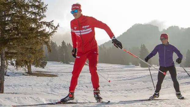 ESF Beille ski de fond groupe enfants