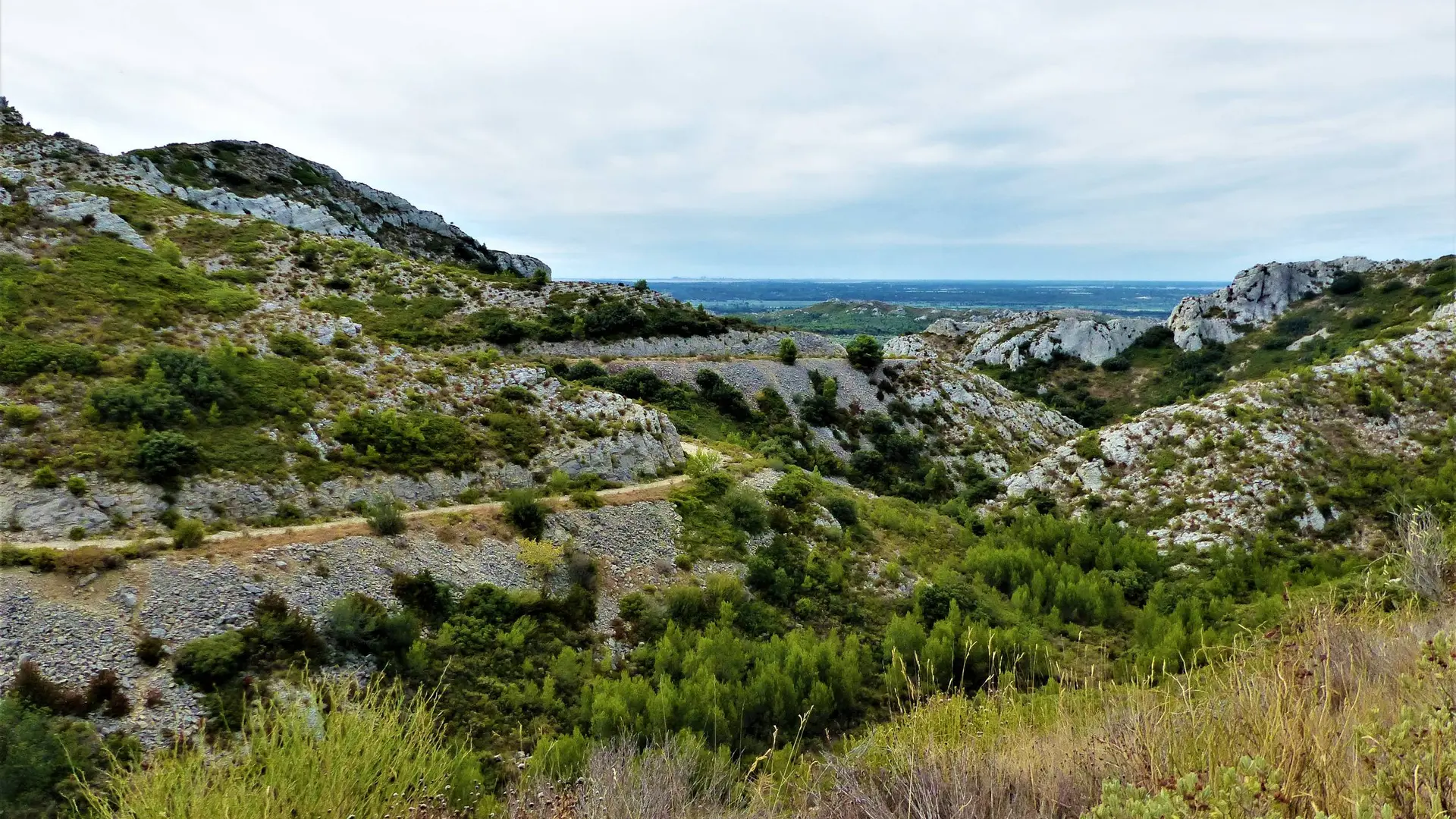 Vue depuis la piste des Lombards