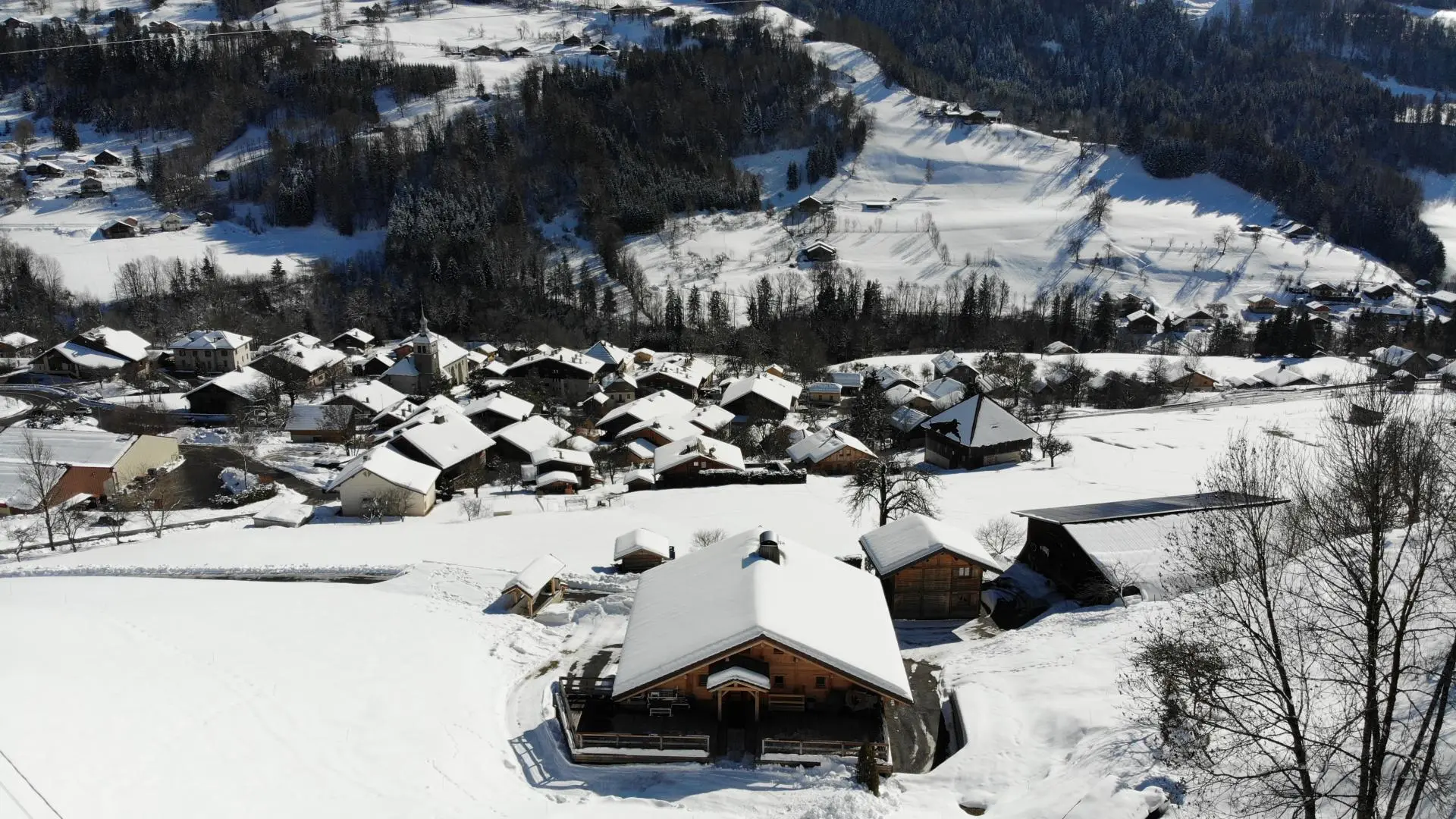 Vue arrière sous le LACHAT