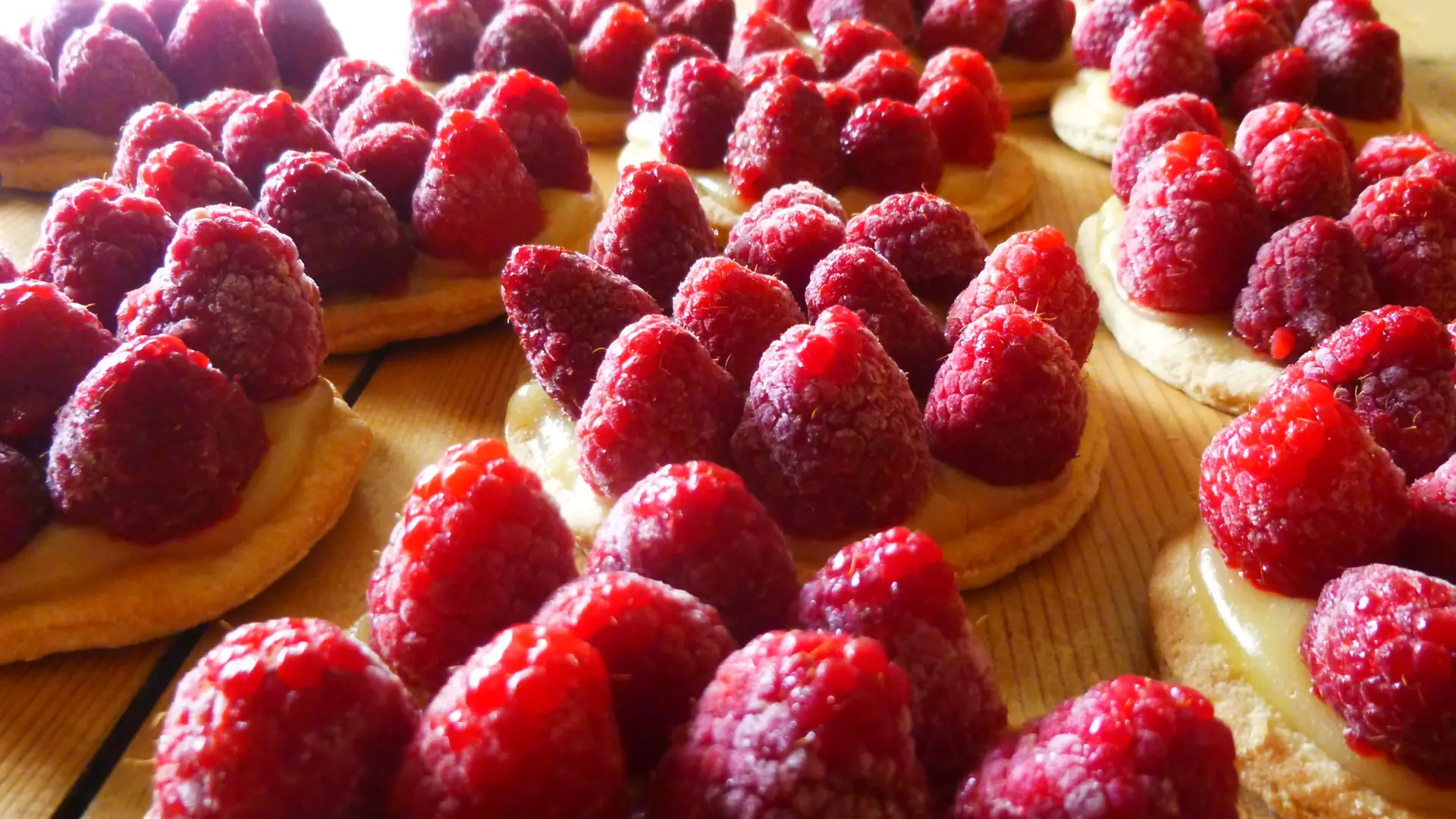 Tartelettes framboises
