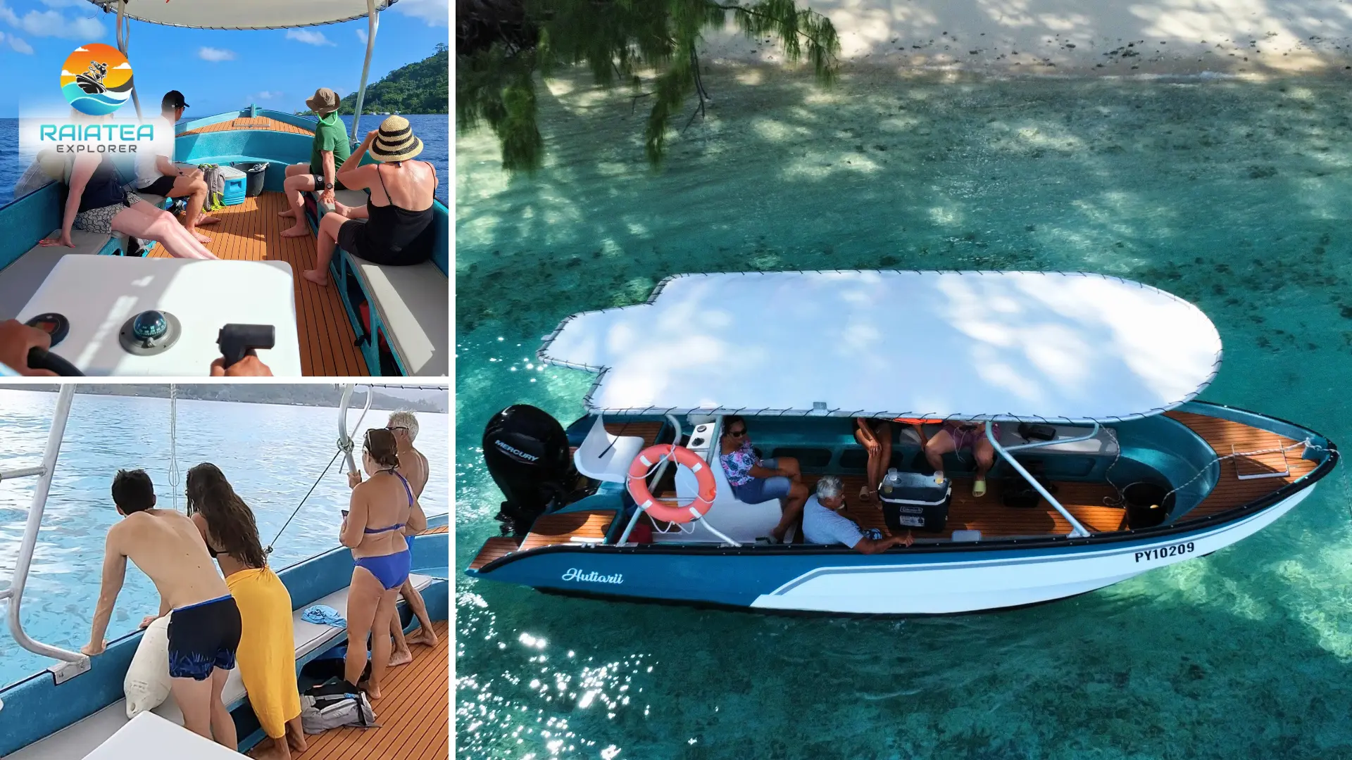 Excursion bateau de Raiatea et Tahaa