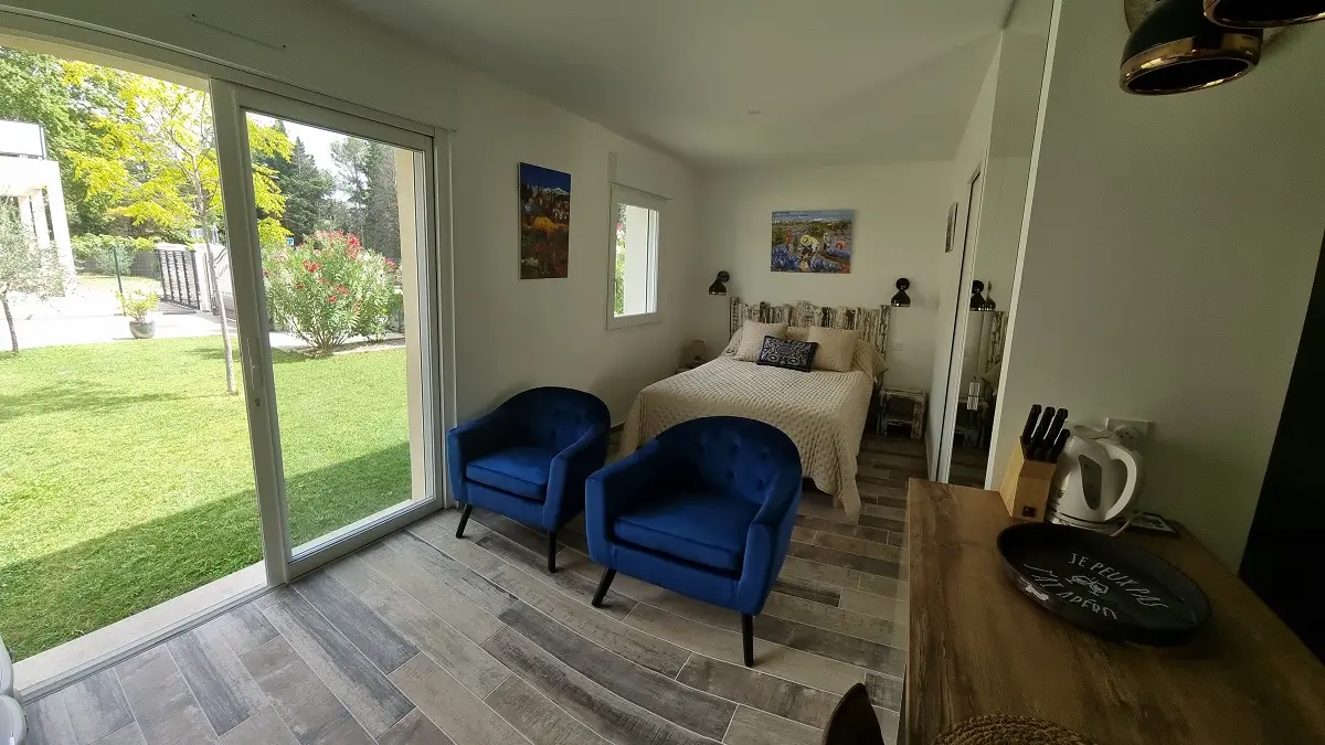 Vue panoramique de la chambre