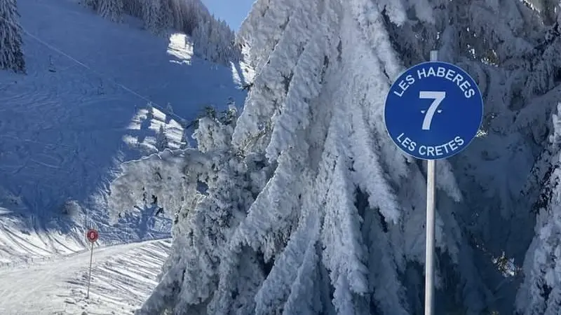 piste bleue des Crêtes