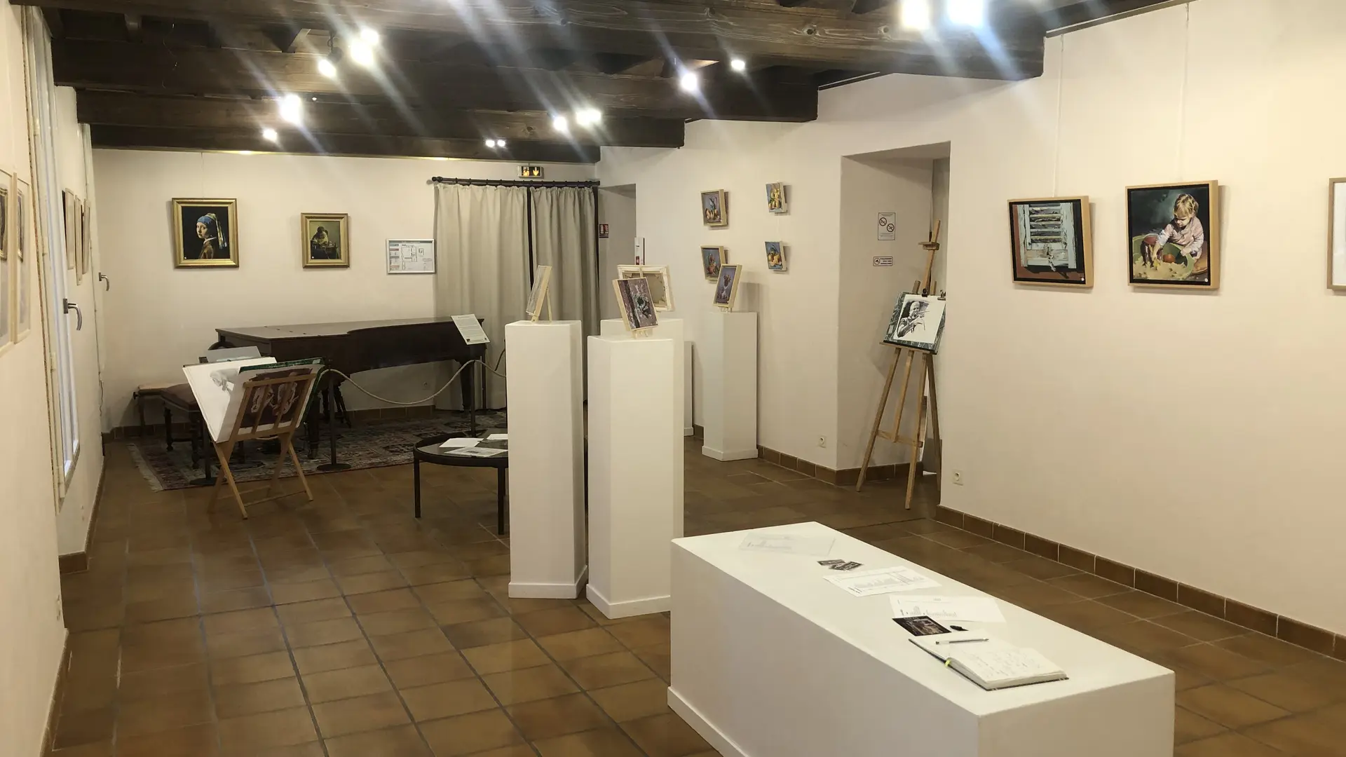 salle d'exposition