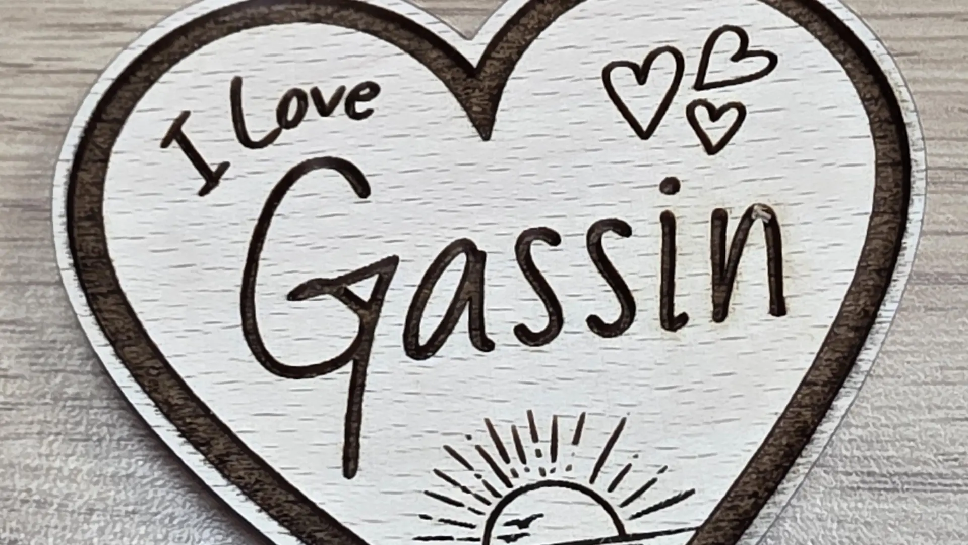 Magnet Gassin coeur