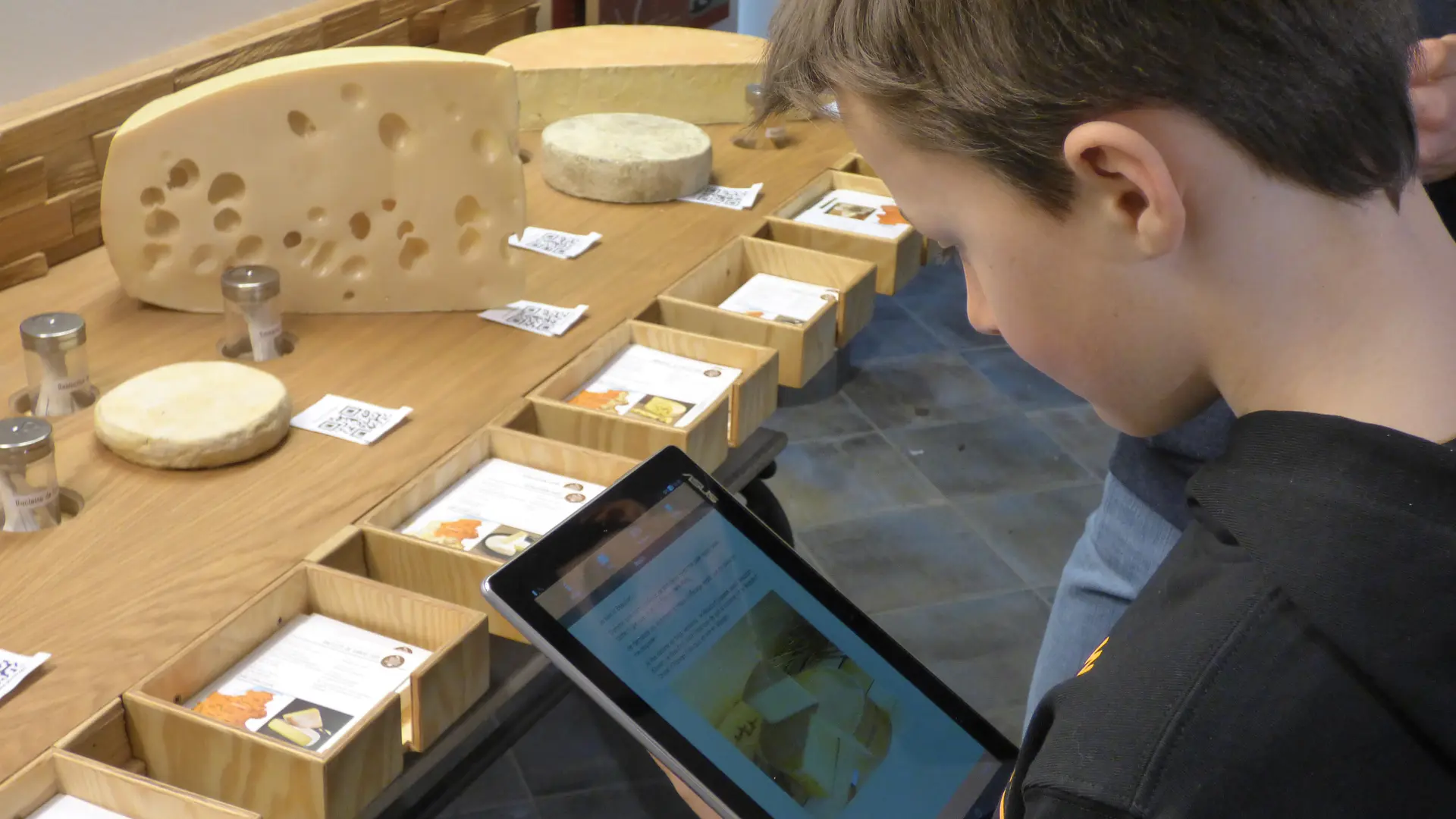 Munis de votre tablette, partez à la recherche des fromages de Savoie AOP et IGP